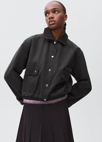 MANGO TEEN Jacke 'Bomby' in Grau: Vorderseite