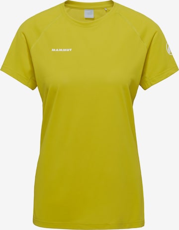 MAMMUT Performance Shirt in Yellow: front