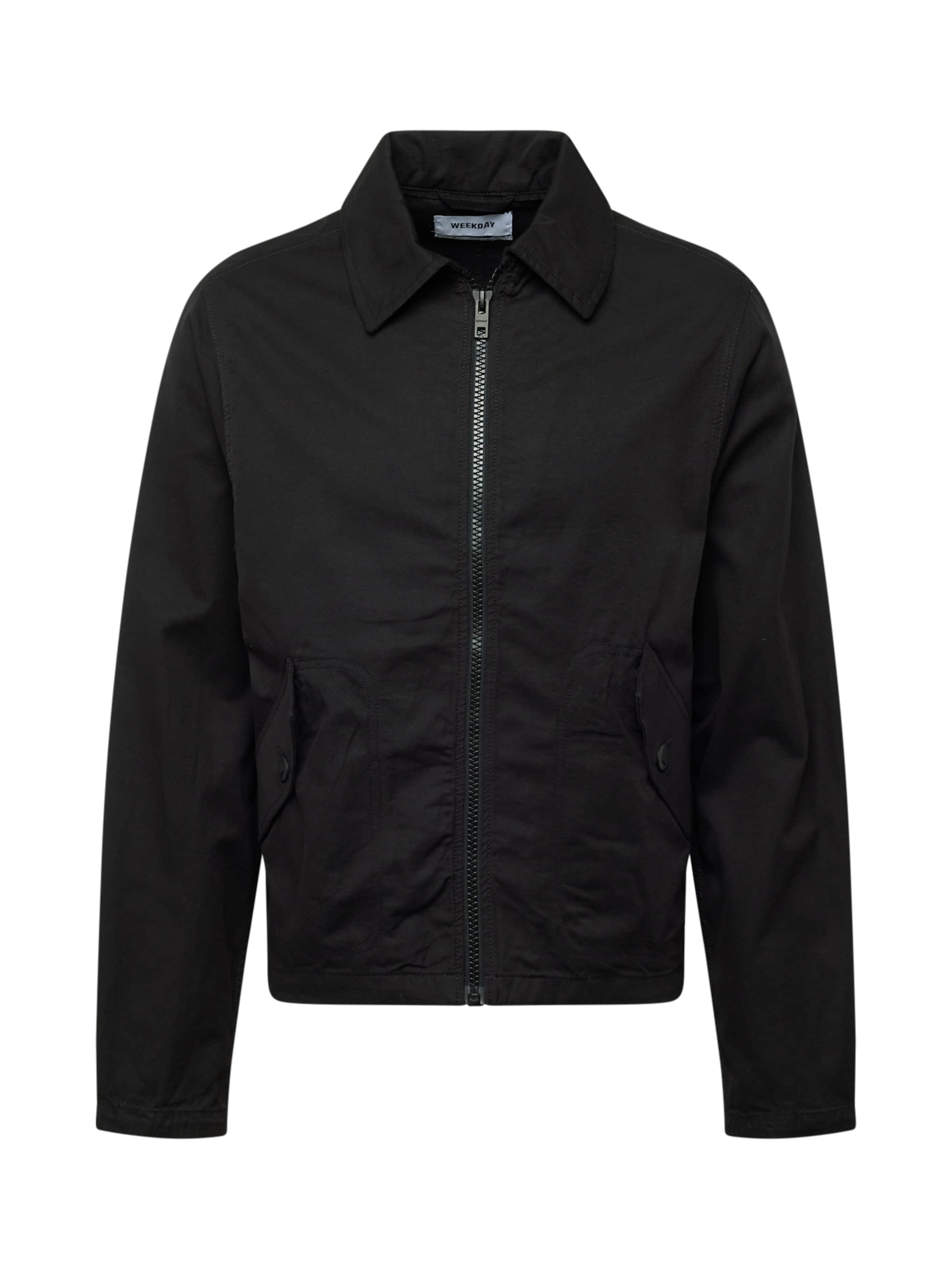 WEEKDAY Jacke 'Viktor' in Schwarz: Vorderseite
