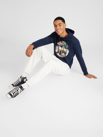 JACK & JONES Sweatshirt 'CHILL' i blå