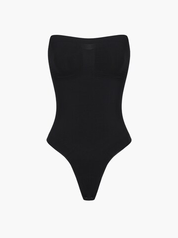 Body modelant 'Trägerloser Bodysuit Sculpting Shapewear mit String' cfab (formerly creamy fabrics) en noir