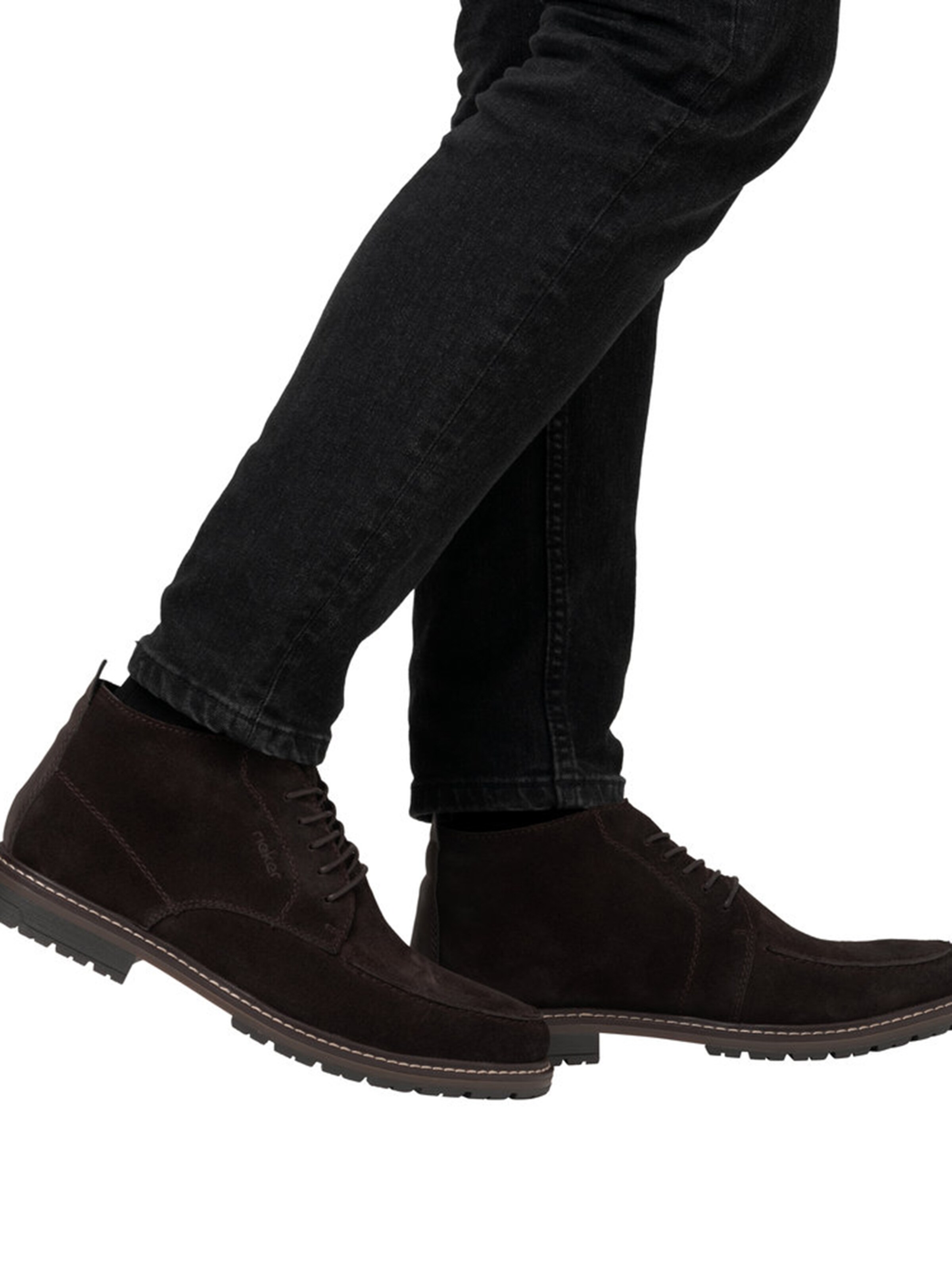 Chaussure à lacets Rieker en marron