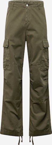 Carhartt WIP Loosefit Cargobukser i grøn: forside