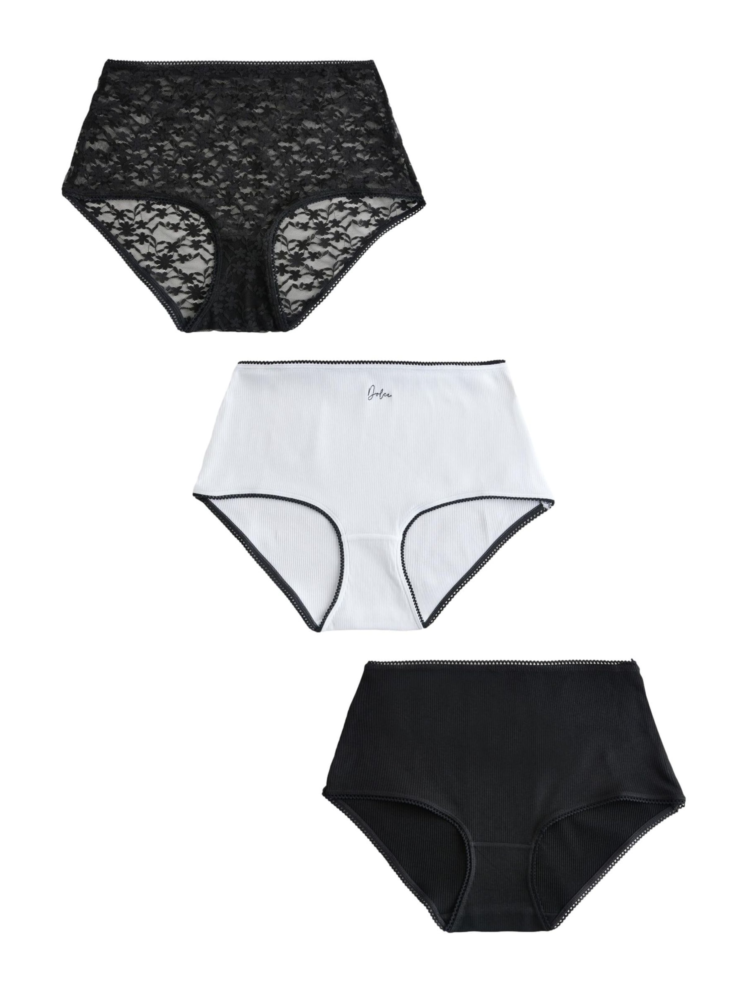 Next Panty in Black: front