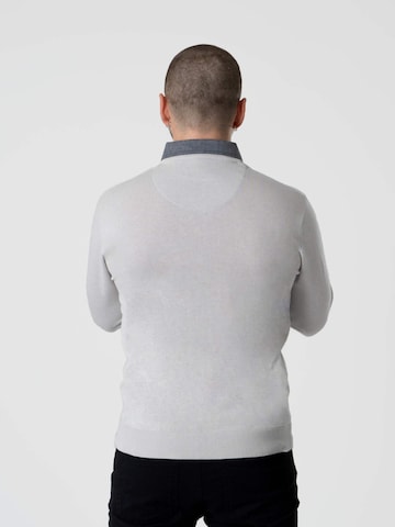 PANTONECLO Sweater 'Pantoneclo Men’s Mock Sweater' in Grey