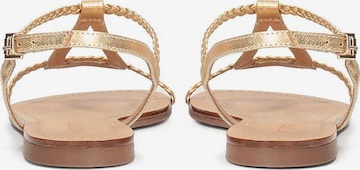 Kazar Strap Sandals in Gold