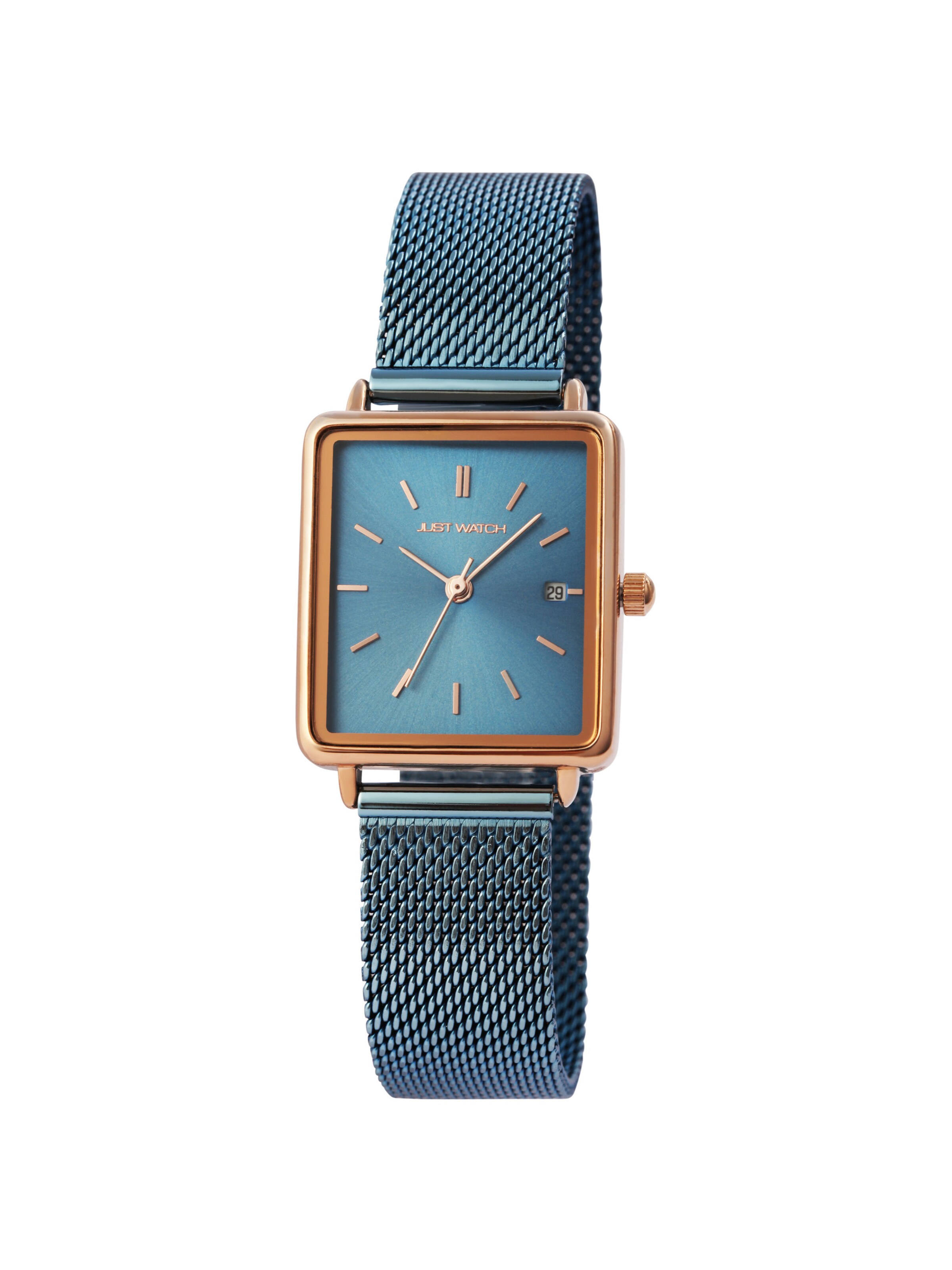 Just Watch Analog Watch 'Sienna, Datumsanzeige' in Blue