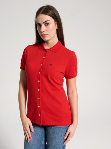 NOWIHT Bluse 'Eugenie'‌‌‌‌ in Rot