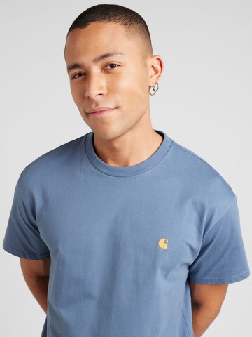 Tricou 'Chase' de la Carhartt WIP pe albastru