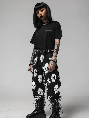 T-Shirt 'Overthinking - heavy T-Shirt 240GSM' JustDepressed Clothing en noir