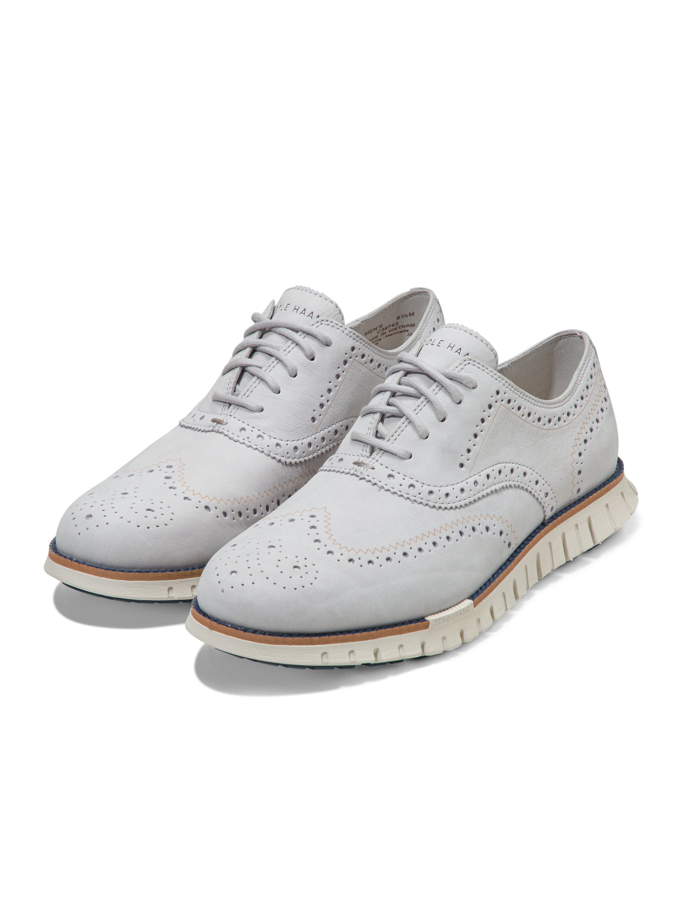 Cole Haan Veterschoen 'Zerogrand' in Grijs: voorkant