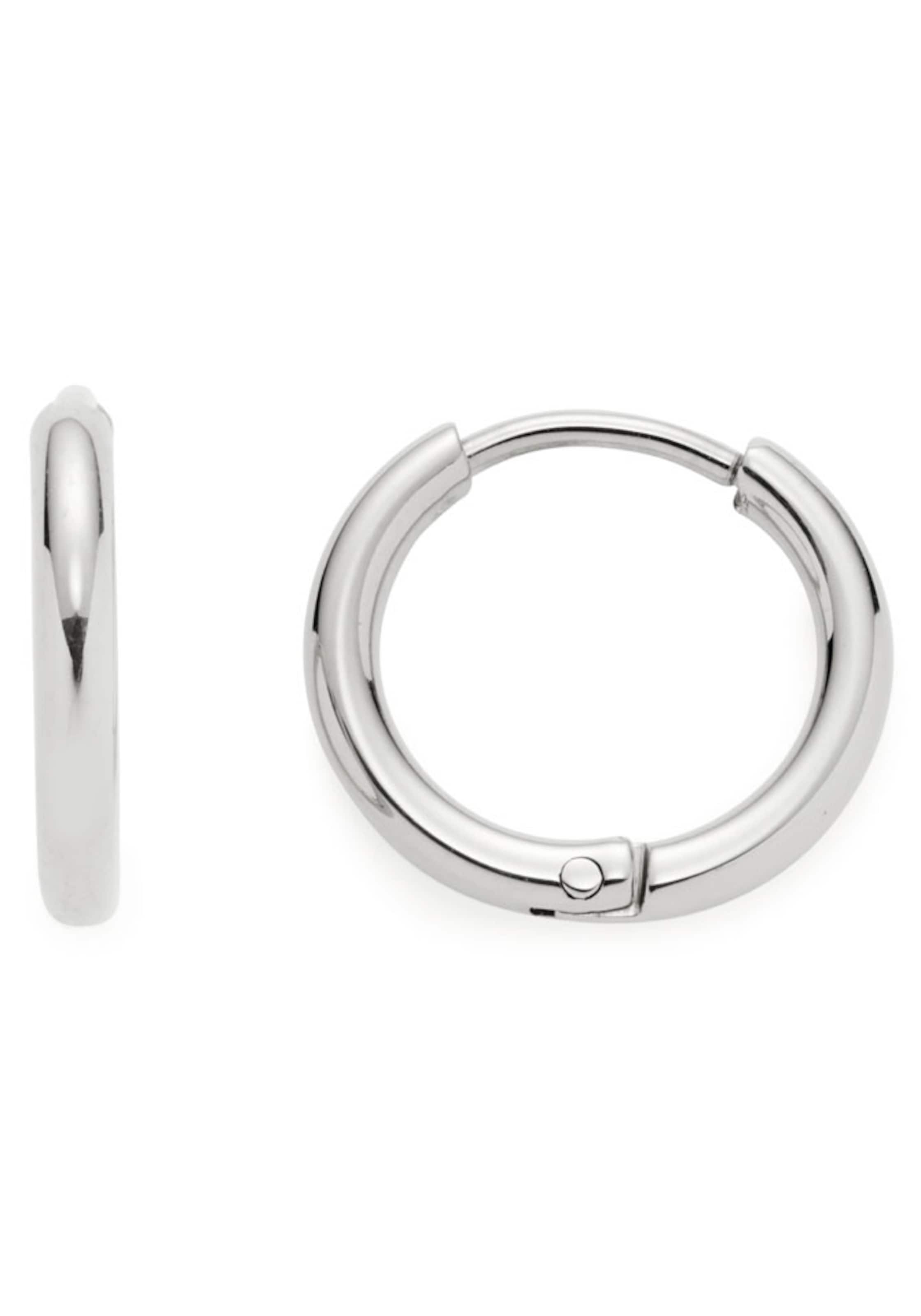 LEONARDO Earrings in Silver: front