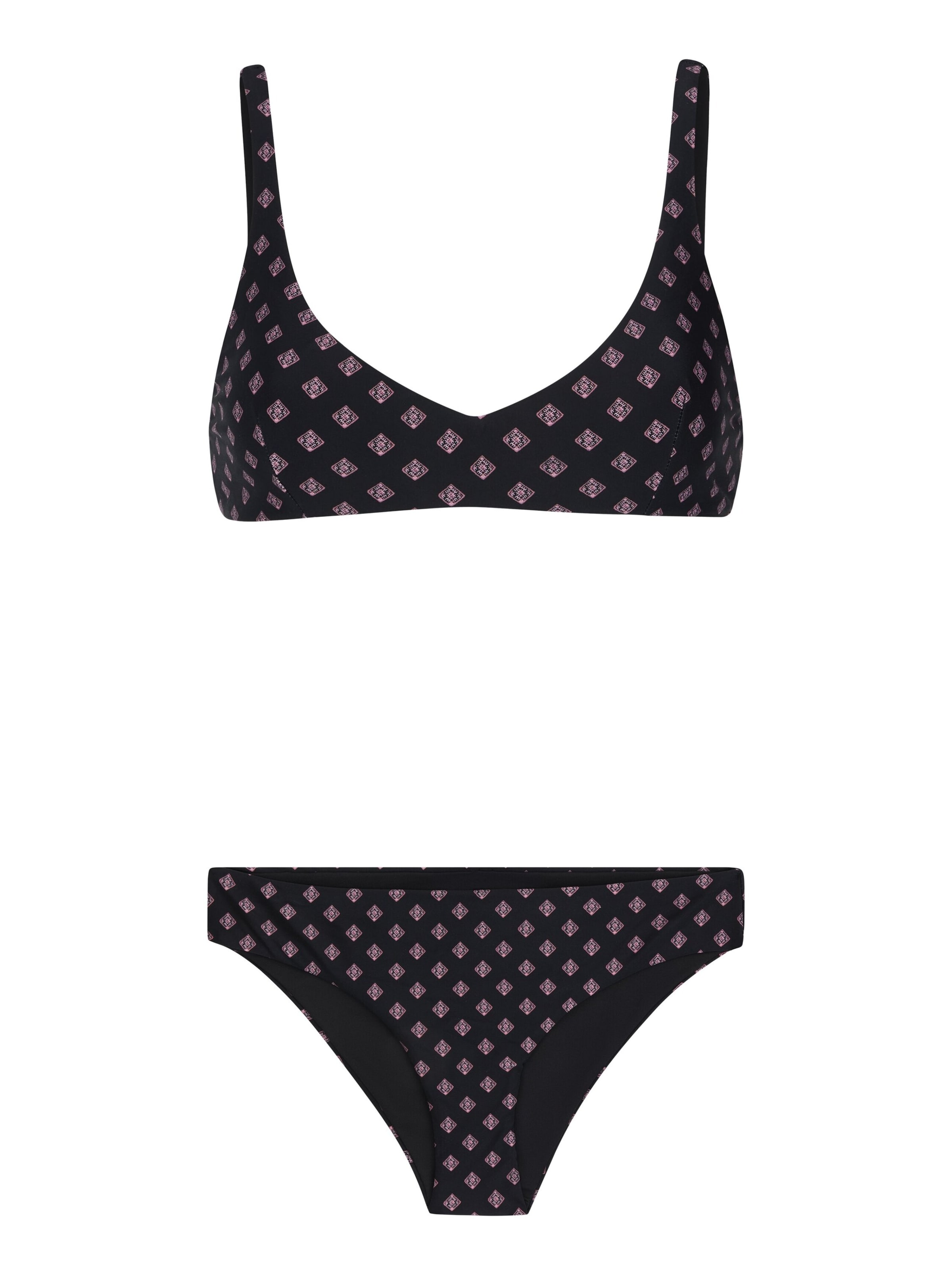 PROTEST Bustier Bikini 'PRTISA' in Schwarz: Vorderseite