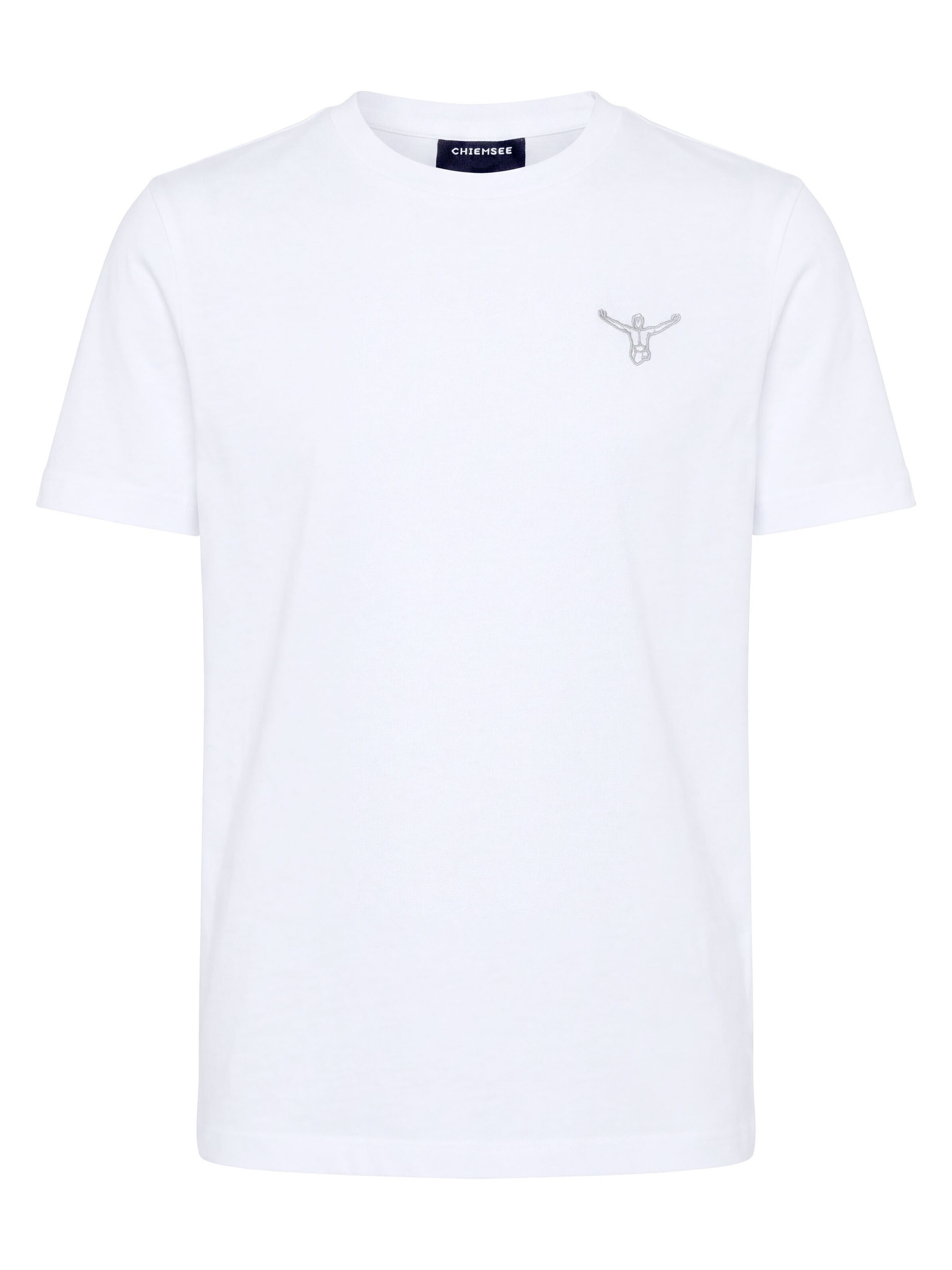 CHIEMSEE Shirt ' mit tonalem Logo-Design ' in White: front