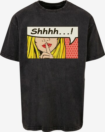T-Shirt 'Silent Sign Comic' Merchcode en gris : devant