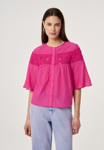 Fabienne Chapot Blouse in Roze: voorkant