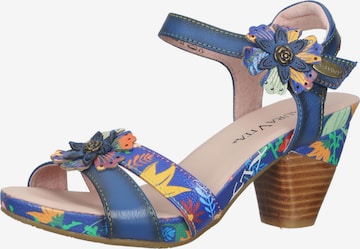 Laura Vita Strap Sandals 'Dacxo' in Blue: front