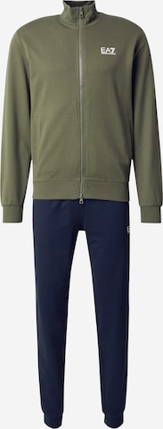 EA7 Emporio Armani Sweat suit in Blue: front