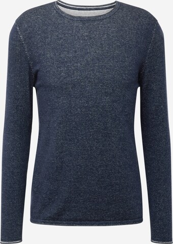 Pull-over QS en bleu : devant