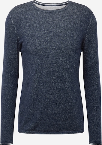 QS Pullover in Blau: Vorderseite