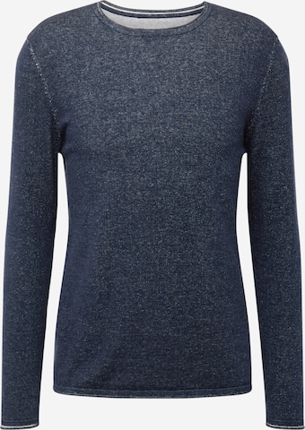 Pullover di QS in blu: frontale