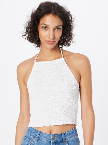 Nasty Gal Top in White: front