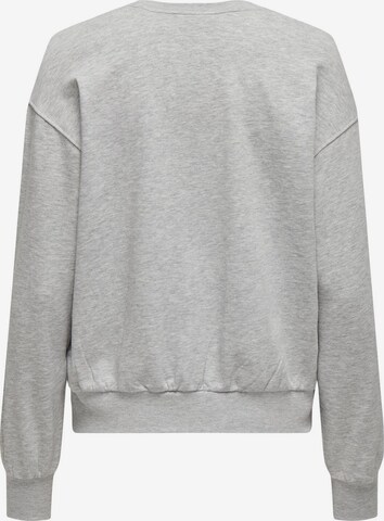 Sweat-shirt 'CARMEN' ONLY en gris