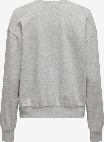 ONLY Sweatshirt 'CARMEN' in Grey