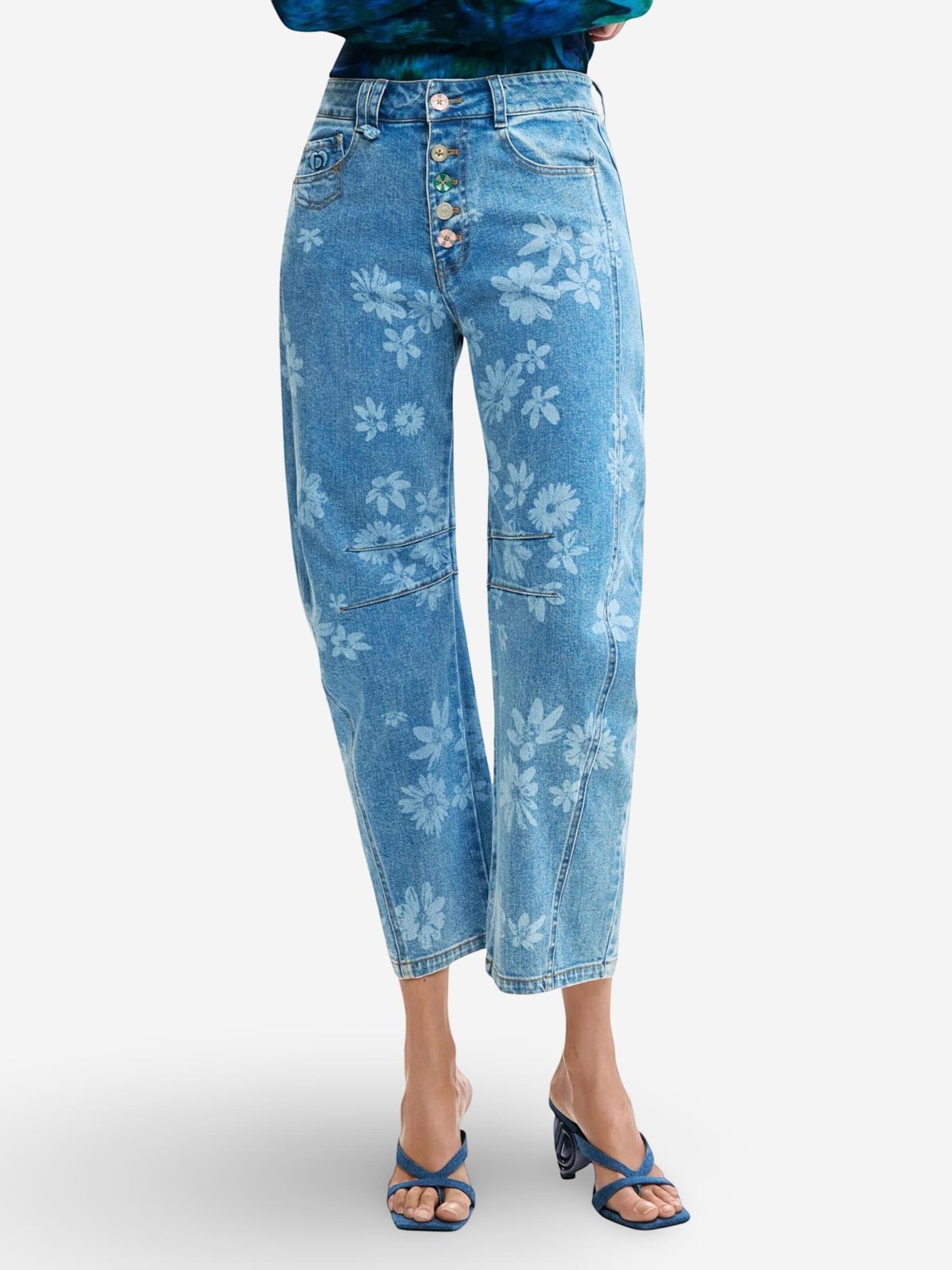 Desigual Wide Leg Jeans 'MAGGI 26SWDD06' i blå: forside