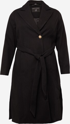 Dorothy Perkins Curve Between-Seasons Coat in Black: front