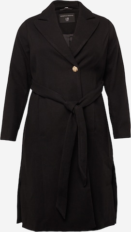 Dorothy Perkins Curve Ανοιξιάτικο και φθινοπωρινό παλτό σε μαύρο: μπροστά