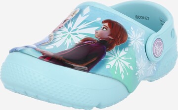 Crocs Sandals & Slippers 'Disney Frozen II' in Blue: front
