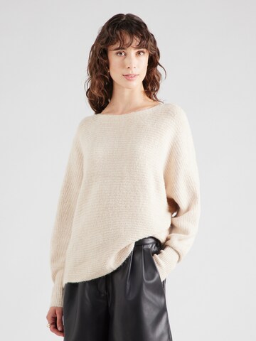 Pull-over 'Daniella' ONLY en beige : devant