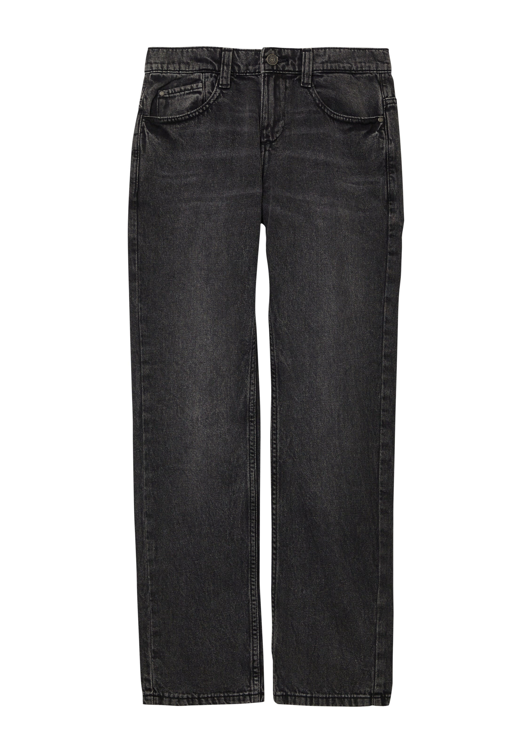 s.Oliver Regular Jeans in Schwarz: Vorderseite