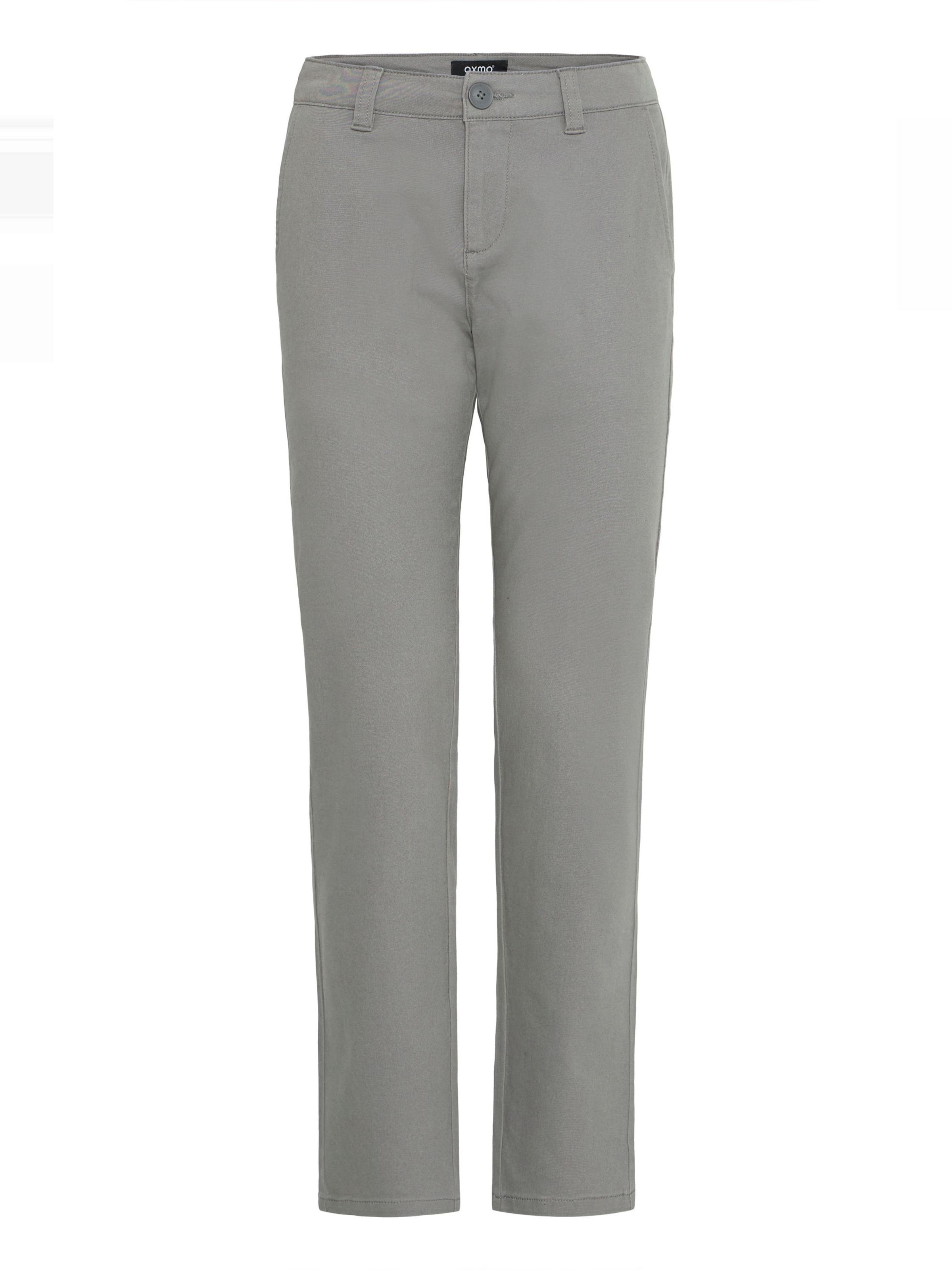 Oxmo Regular Chino ' VITANA ' in Grijs: voorkant