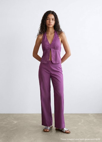 MANGO TEEN Regular Pants 'Tinap' in Purple