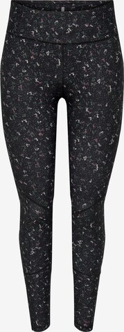 ONLY PLAY Skinny Sports trousers 'Milma' in Black: front