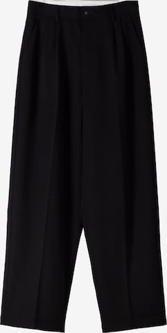 Pantalon cargo Bershka en noir : devant