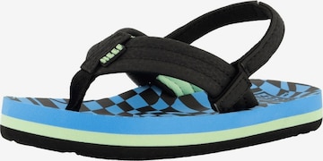 REEF Beach & Pool Shoes 'Little Ahi' in Black