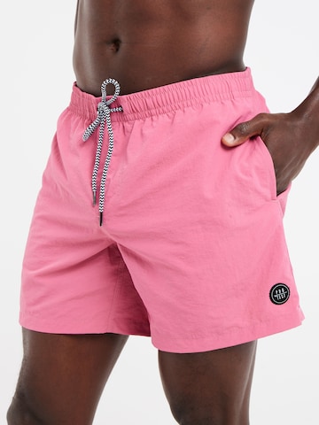 PROTEST Badeshorts 'FASTER' in Pink