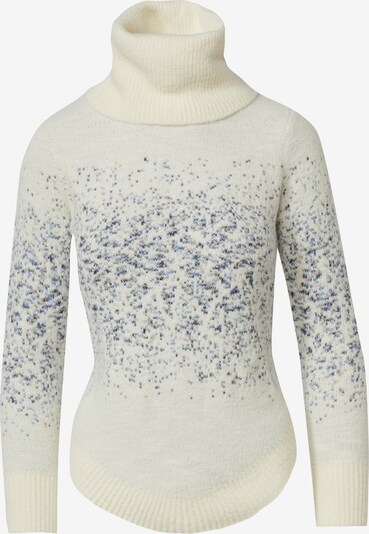 KOROSHI Pullover in blaumeliert / offwhite, Produktansicht