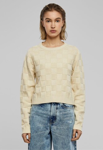 Urban Classics Trui in Beige: voorkant