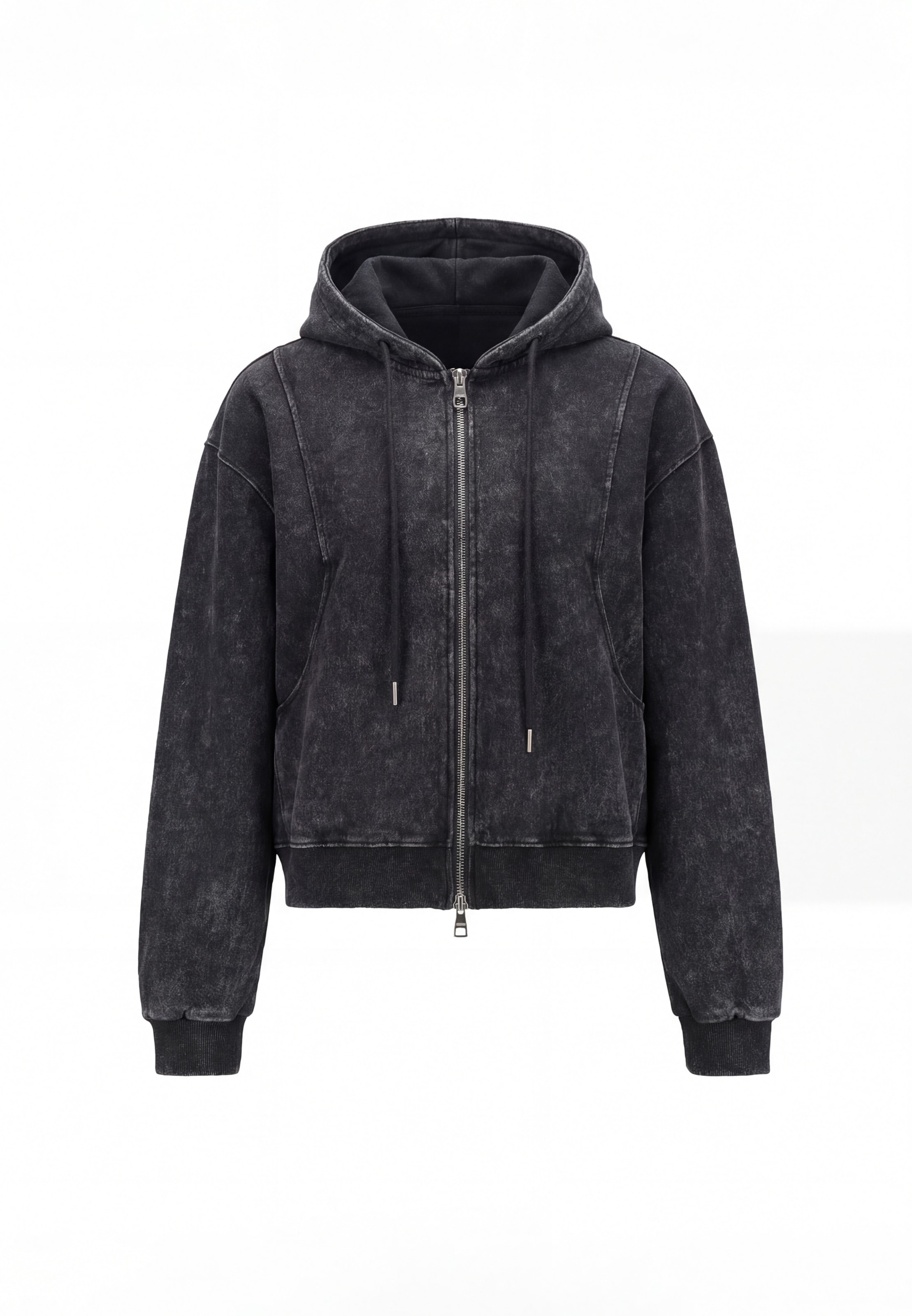 Veste de survêtement myMo ROCKS en noir : devant