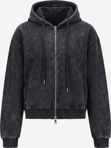 Veste de survêtement myMo ROCKS en noir : devant