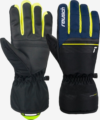 REUSCH Athletic Gloves 'Snow King' in Yellow / Dark grey, Item view