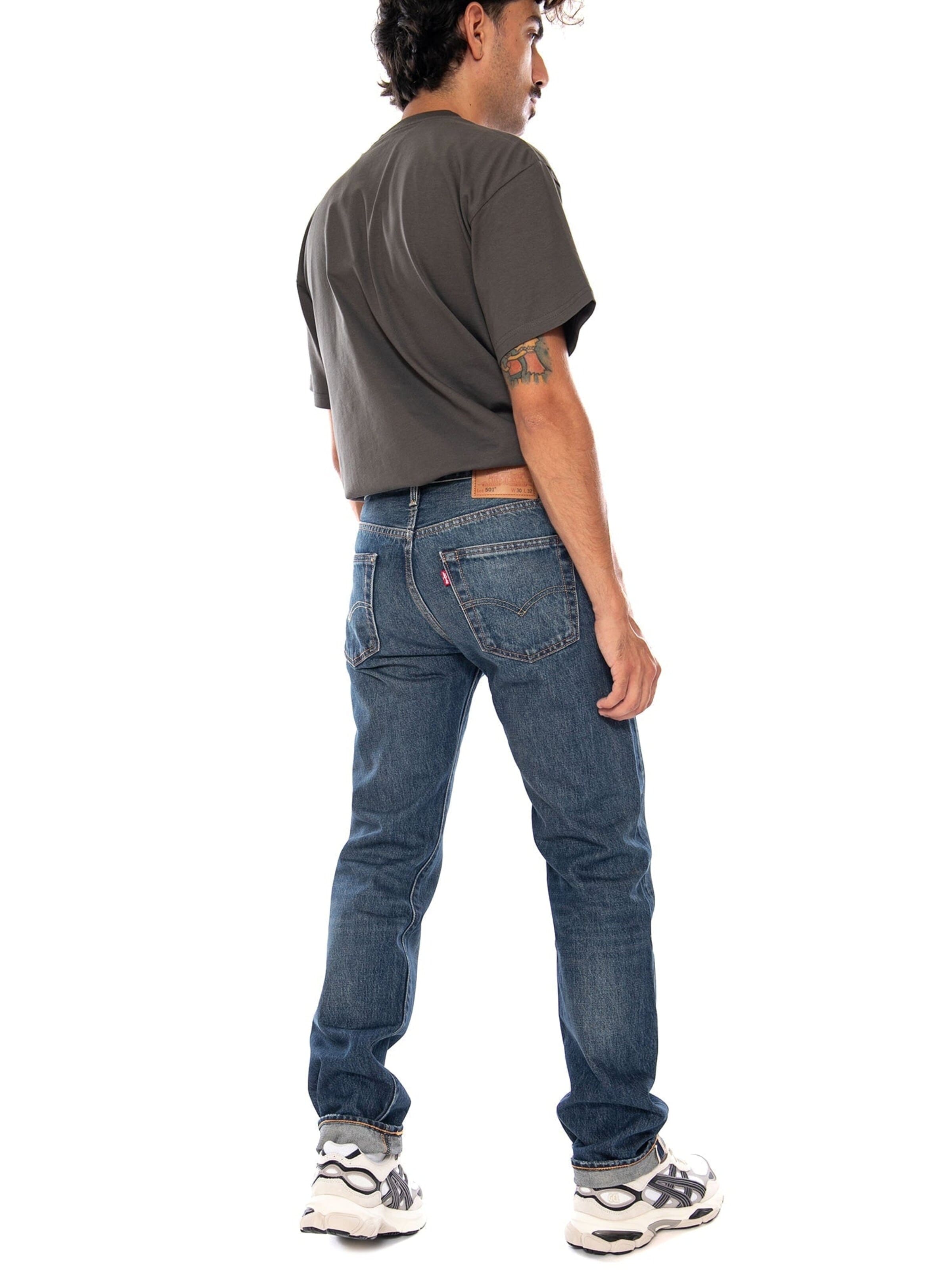 Baggy Jean 'LEVI'S® 501® ORIGINAL FOUND IN CAVE SELVEDGE DARK INDIGO' LEVI'S ® en bleu