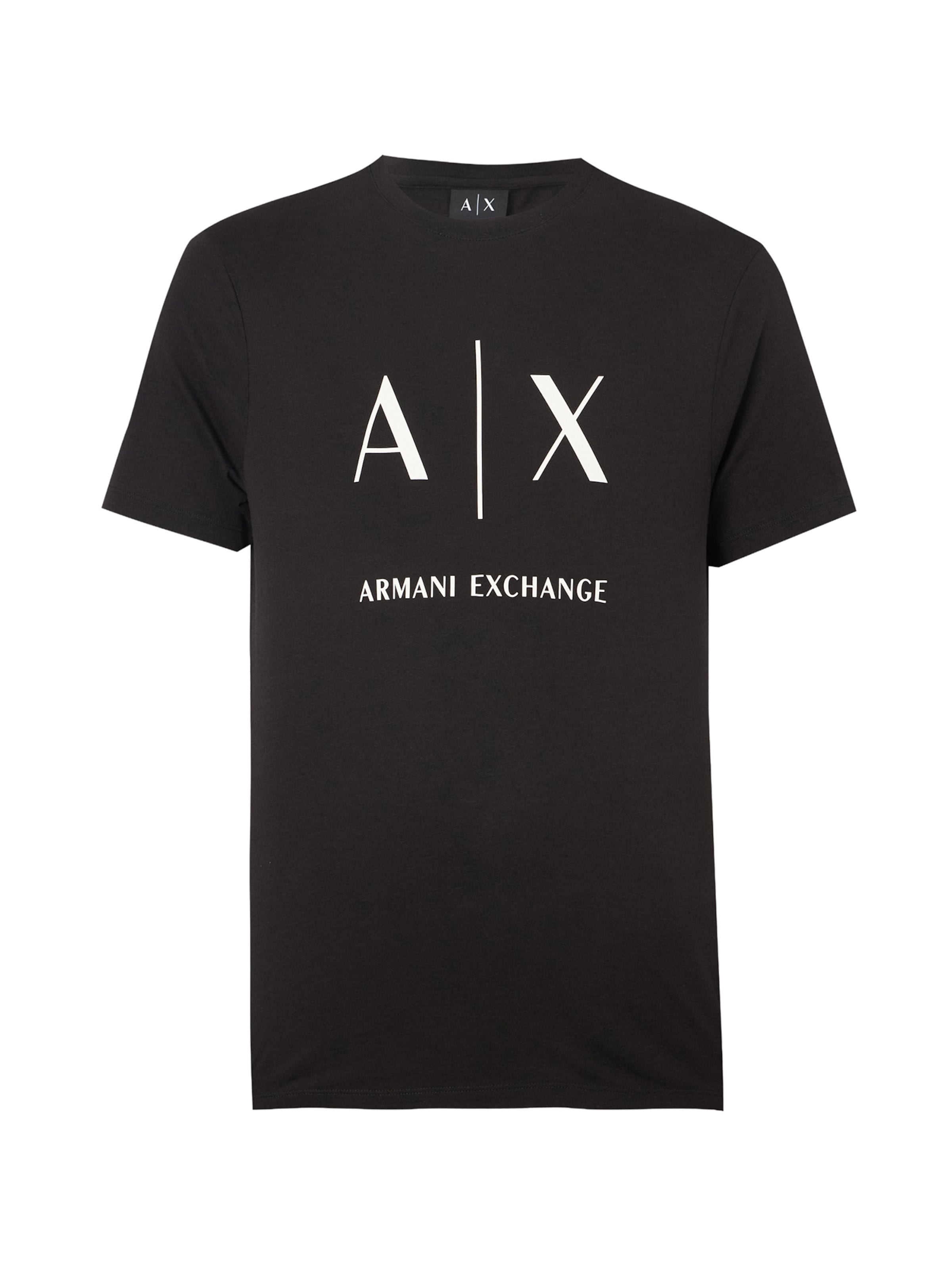 ARMANI EXCHANGE T-shirt i svart: framsida