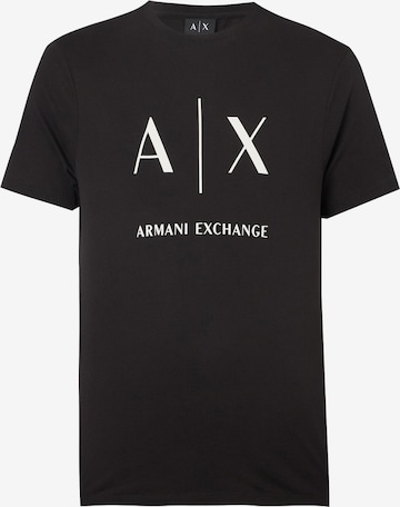 ARMANI EXCHANGE T-shirt i svart: framsida