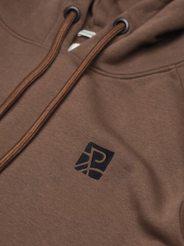 GREENBOMB Sweatshirt ' Trek Bike Square ' in Brown