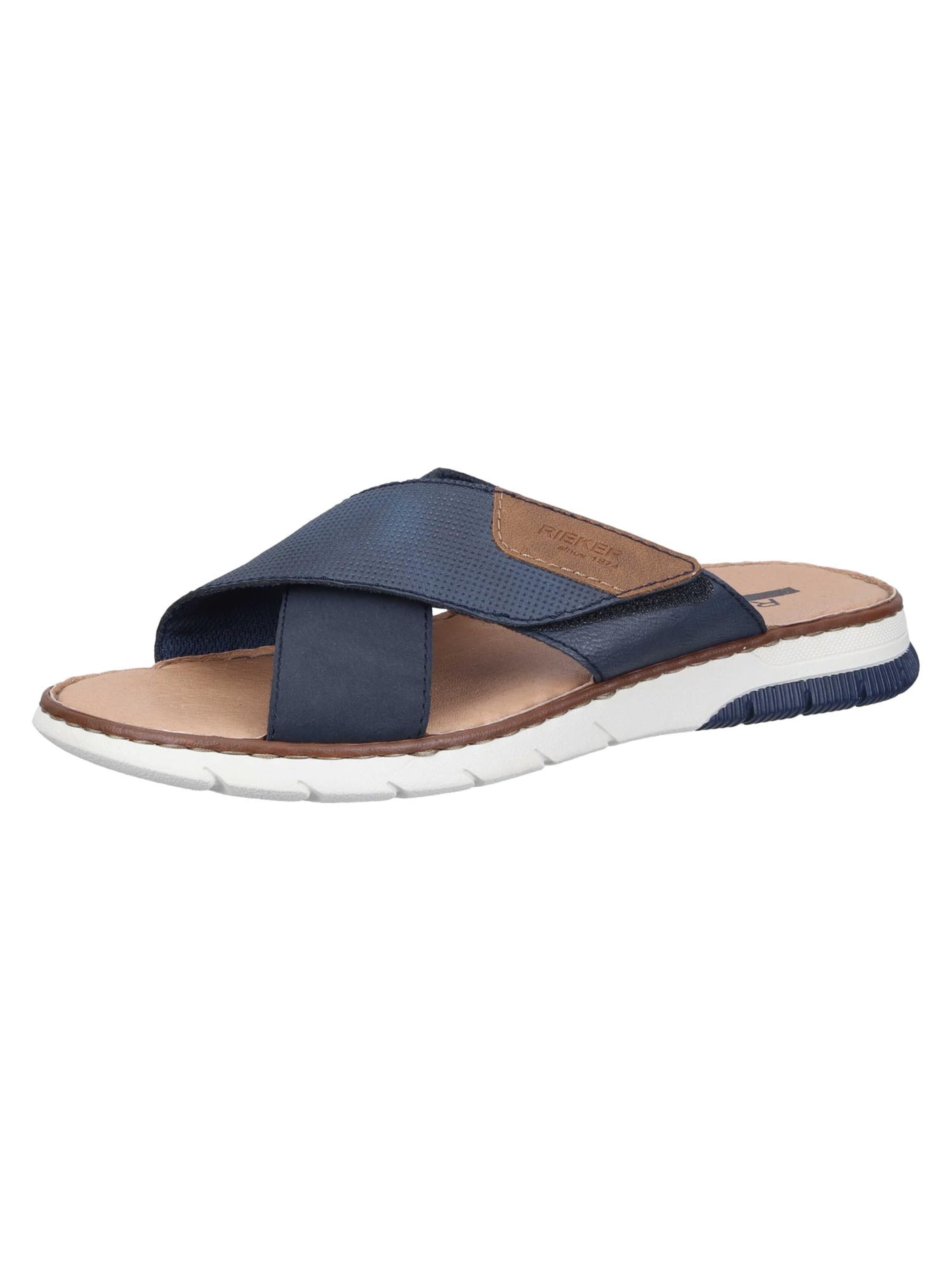 Rieker Pantolette 'Basic'‌ in Blau